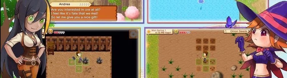 ТОП-10 - ігри, схожі на Harvest Moon: Seeds of Memories