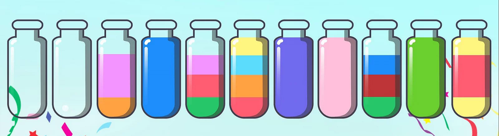 ТОП-12 - ігри, схожі на Sort Water Puzzle - Color Liquid Sorting Game (Сортировка акварели - Цветовая сортировка игры)